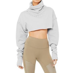 ALO YOGA splice sweatshirt